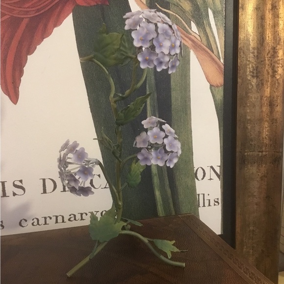 VTG Metal Forget Me Not Flowers - Picture 2 of 7